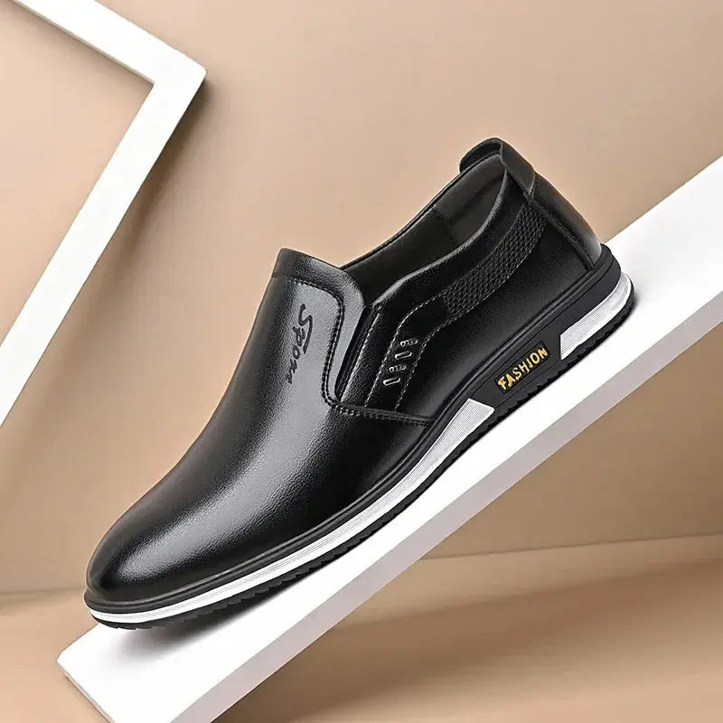 Brand Leather Shoes for Men Designer Loafers High Quality Adult Moccasins Men Driving Shoes Male Footwear Men's Formal Shoes HouPuZhou Shoe Store