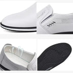 Brand Leather Shoes for Men Designer Loafers High Quality Adult Moccasins Men Driving Shoes Male Footwear Men's Formal Shoes HouPuZhou Shoe Store