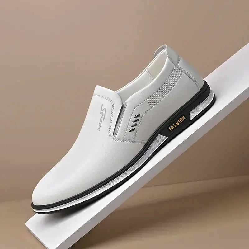Brand Leather Shoes for Men Designer Loafers High Quality Adult Moccasins Men Driving Shoes Male Footwear Men's Formal Shoes HouPuZhou Shoe Store