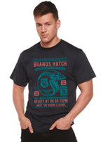 Brands Hatch Men's Bamboo Viscose/Organic Cotton Short Sleeve Graphic T-Shirt Spun Bamboo