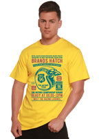 Brands Hatch Men's Bamboo Viscose/Organic Cotton Short Sleeve Graphic T-Shirt Spun Bamboo