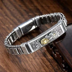 Brave troops silver rotating bead bracelet nowadaysfashion