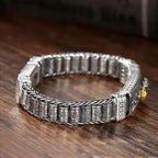 Brave troops silver rotating bead bracelet nowadaysfashion