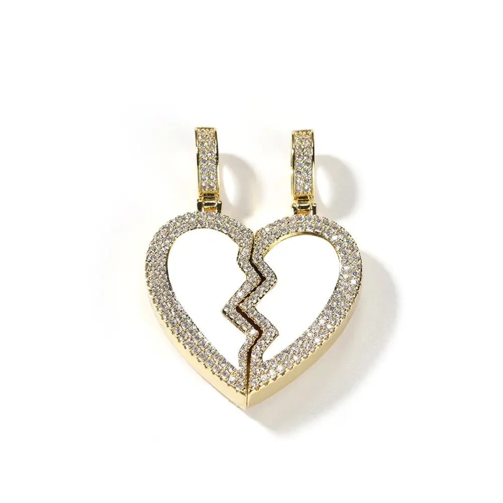 Broken Heart Photo 2 Pictures Pendant nowadaysfashion