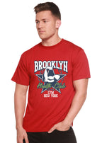 Brooklyn Health Club Men's Bamboo Viscose/Organic Cotton Short Sleeve Graphic T-Shirt Spun Bamboo