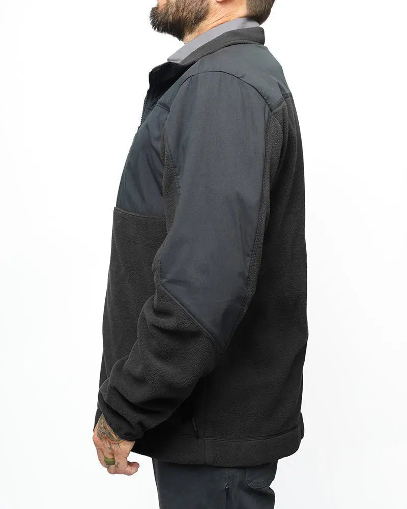 Bruin Fleece Zip Up - Black - Blade & Thread