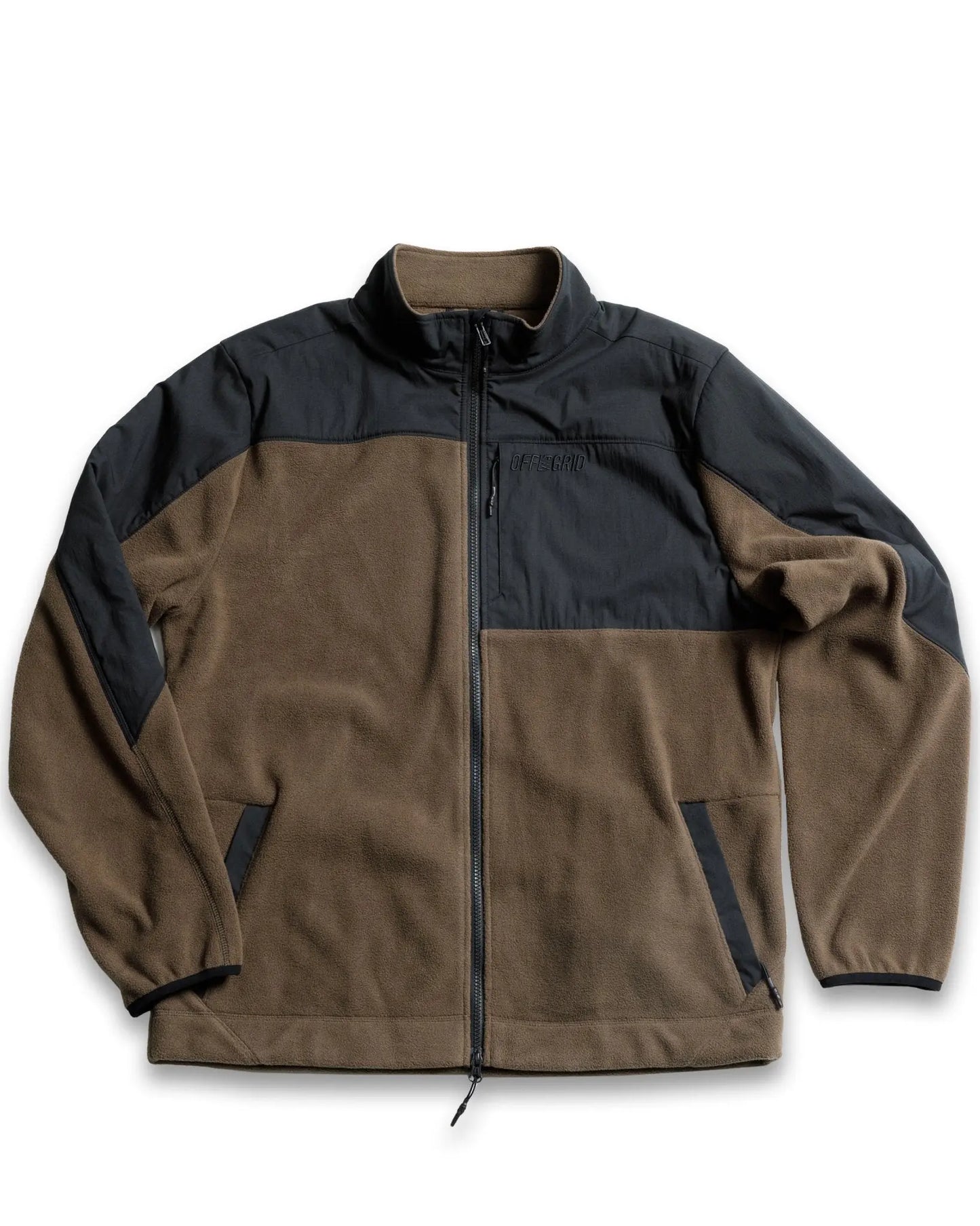 Bruin Fleece Zip Up- Major Brown - Blade & Thread