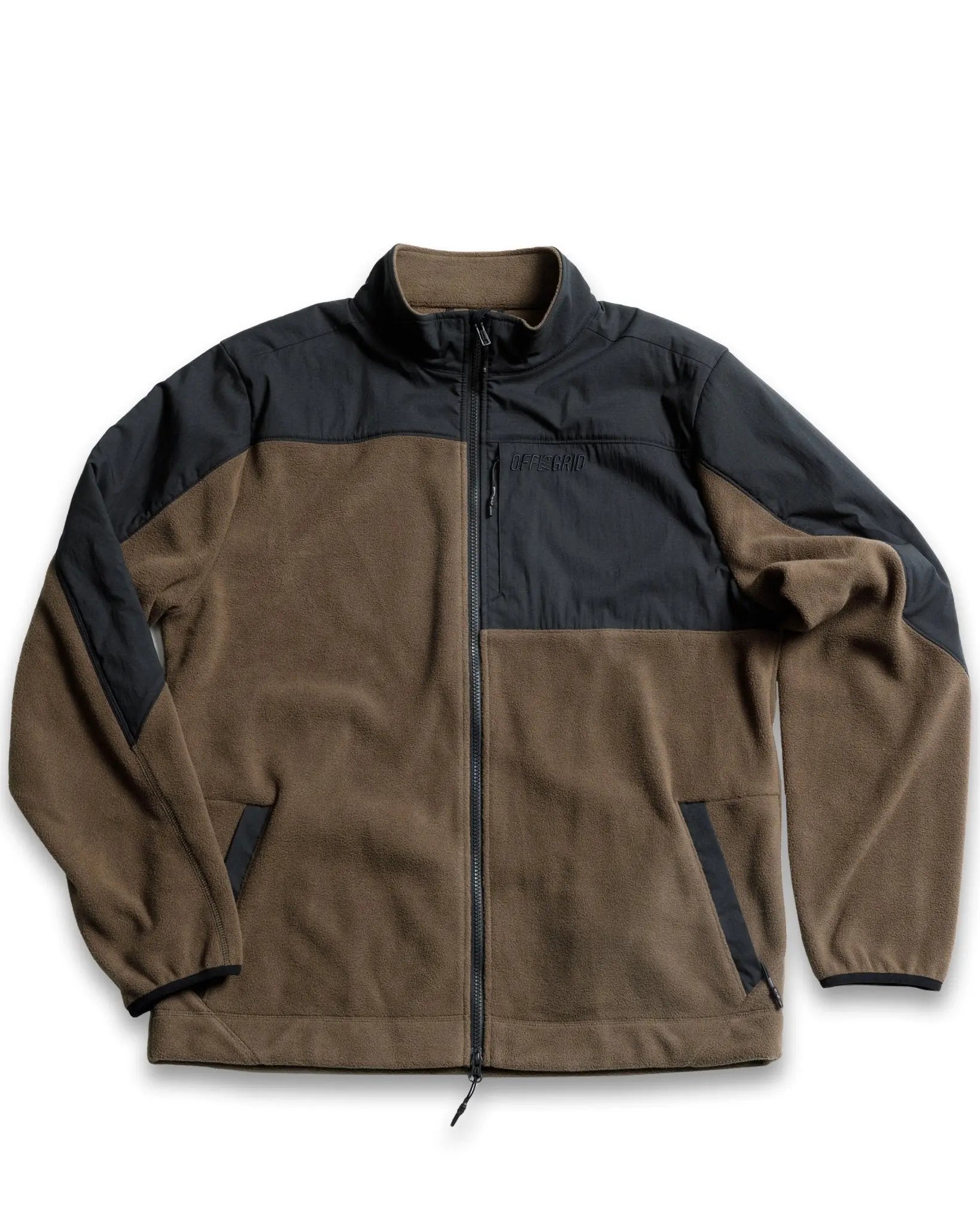 Bruin Fleece Zip Up- Major Brown - Blade & Thread