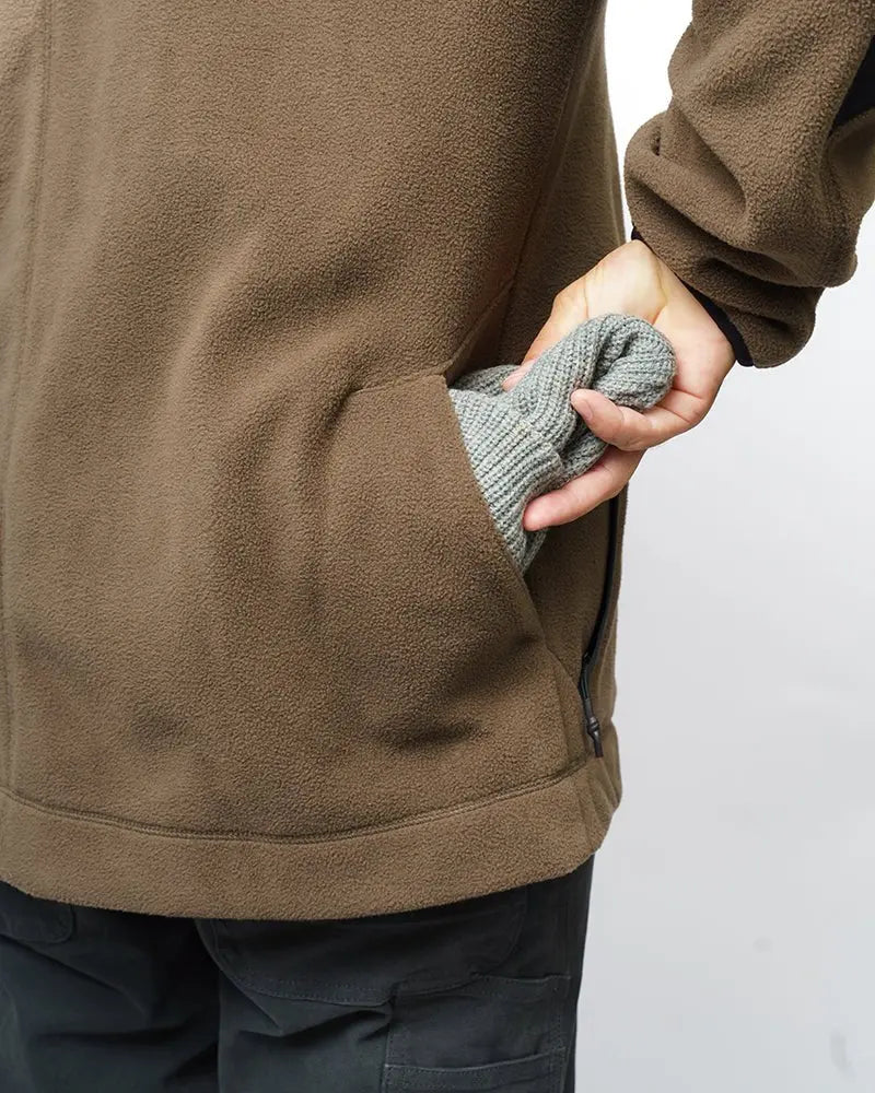 Bruin Fleece Zip Up- Major Brown - Blade & Thread