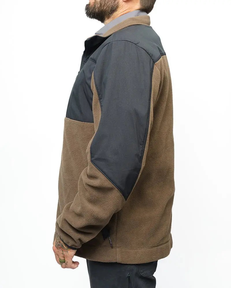 Bruin Fleece Zip Up- Major Brown Off The Grid Surplus