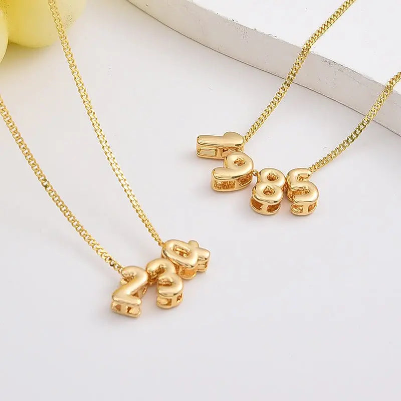 bubble 444 necklace - Blade & Thread