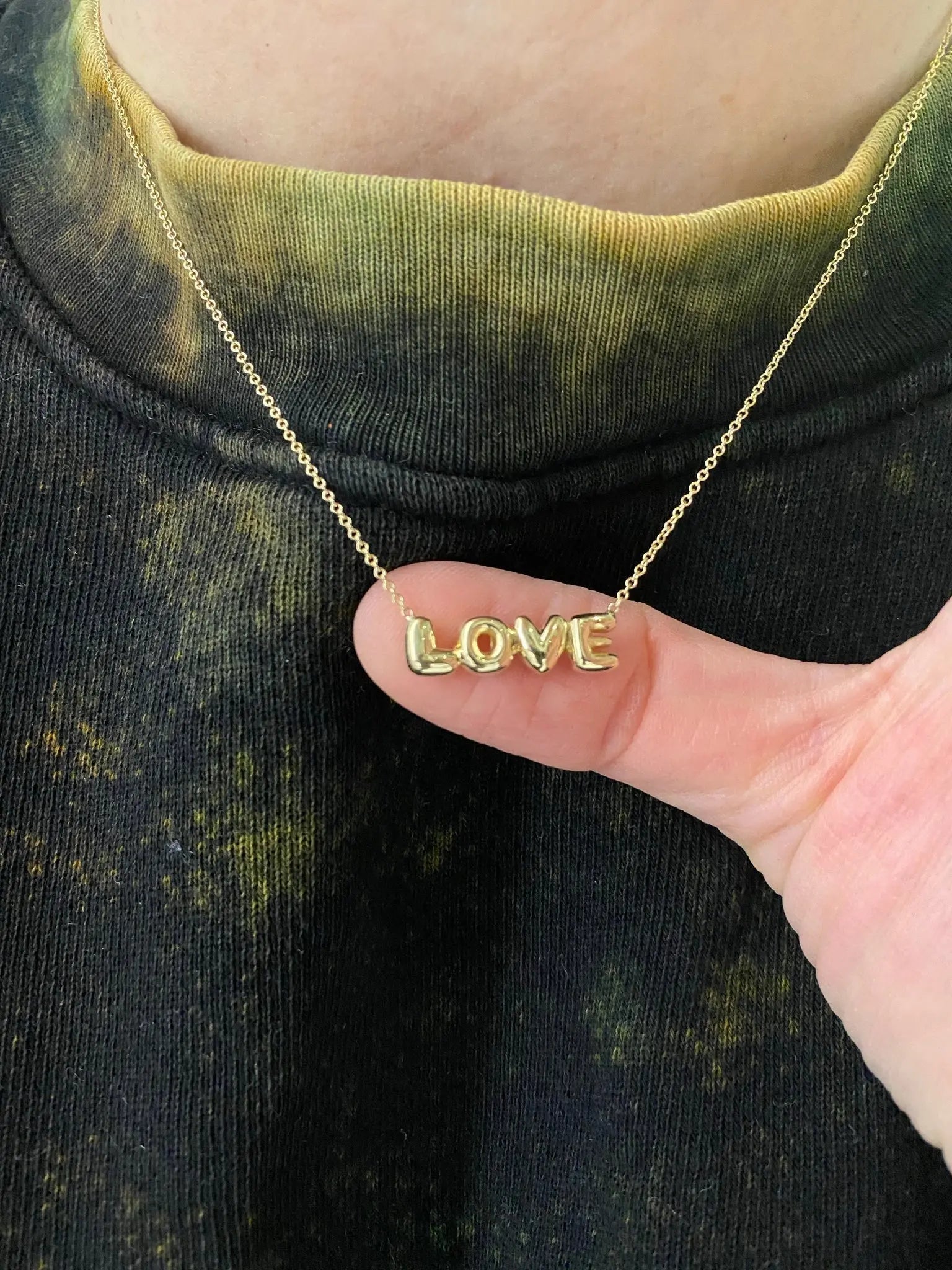 bubble letter name necklace - Blade & Thread