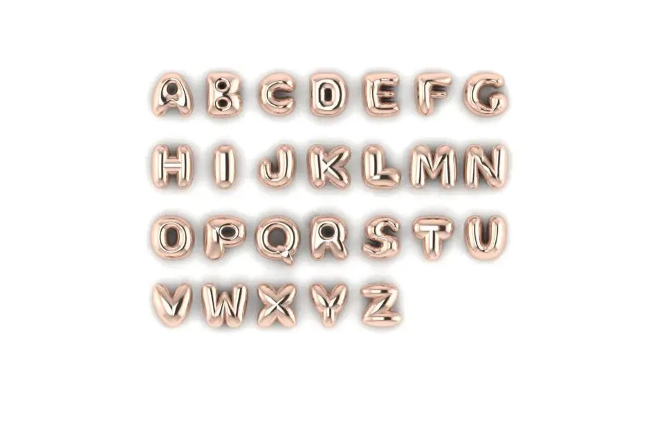 bubble letter name necklace nowadaysfashion