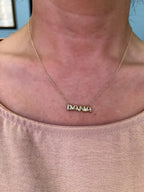 bubble letter name necklace nowadaysfashion