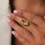 bubble name necklace nowadaysfashion