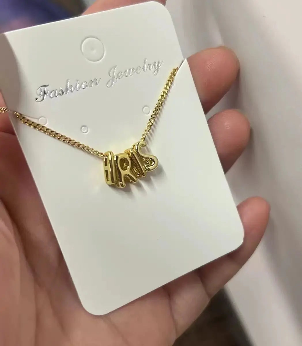 bubble name necklace nowadaysfashion