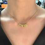 bubble name necklace nowadaysfashion