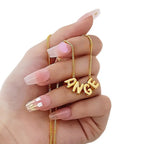 bubble name necklace nowadaysfashion
