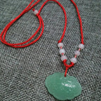 Buddhist Woven Necklace Lotus Guanyin jade Buddha Pendant Long Life Lock Pendant Lucky Necklace nowadaysfashion
