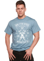 Built For Speed Men's Bamboo Viscose/Organic Cotton Short Sleeve Graphic T-Shirt Spun Bamboo