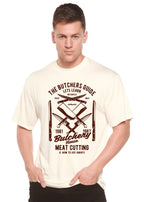 Butchery House Men's Bamboo Viscose/Organic Cotton Short Sleeve Graphic T-Shirt Spun Bamboo