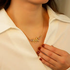 Butterfly Full Diamond Customized Name Necklace nowadaysfashion