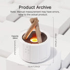 Simulated Flame Aroma Diffuser with Humidifier and Cool Mist Blade & Thread