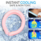 Ice Maker Cooling Tube Neck Wraps for Instant Cooling Relief Blade & Thread