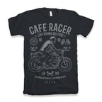 Cafe Racer Men's Bamboo Viscose/Organic Cotton Short Sleeve Graphic T-Shirt Spun Bamboo