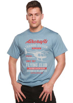 California Aircraft Men's Bamboo Viscose/Organic Cotton Short Sleeve Graphic T-Shirt Spun Bamboo