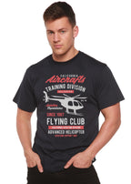 California Aircraft Men's Bamboo Viscose/Organic Cotton Short Sleeve Graphic T-Shirt Spun Bamboo