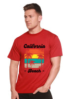 California Beach Unisex Bamboo Viscose/Organic Cotton Short Sleeve Graphic T-Shirt Spun Bamboo