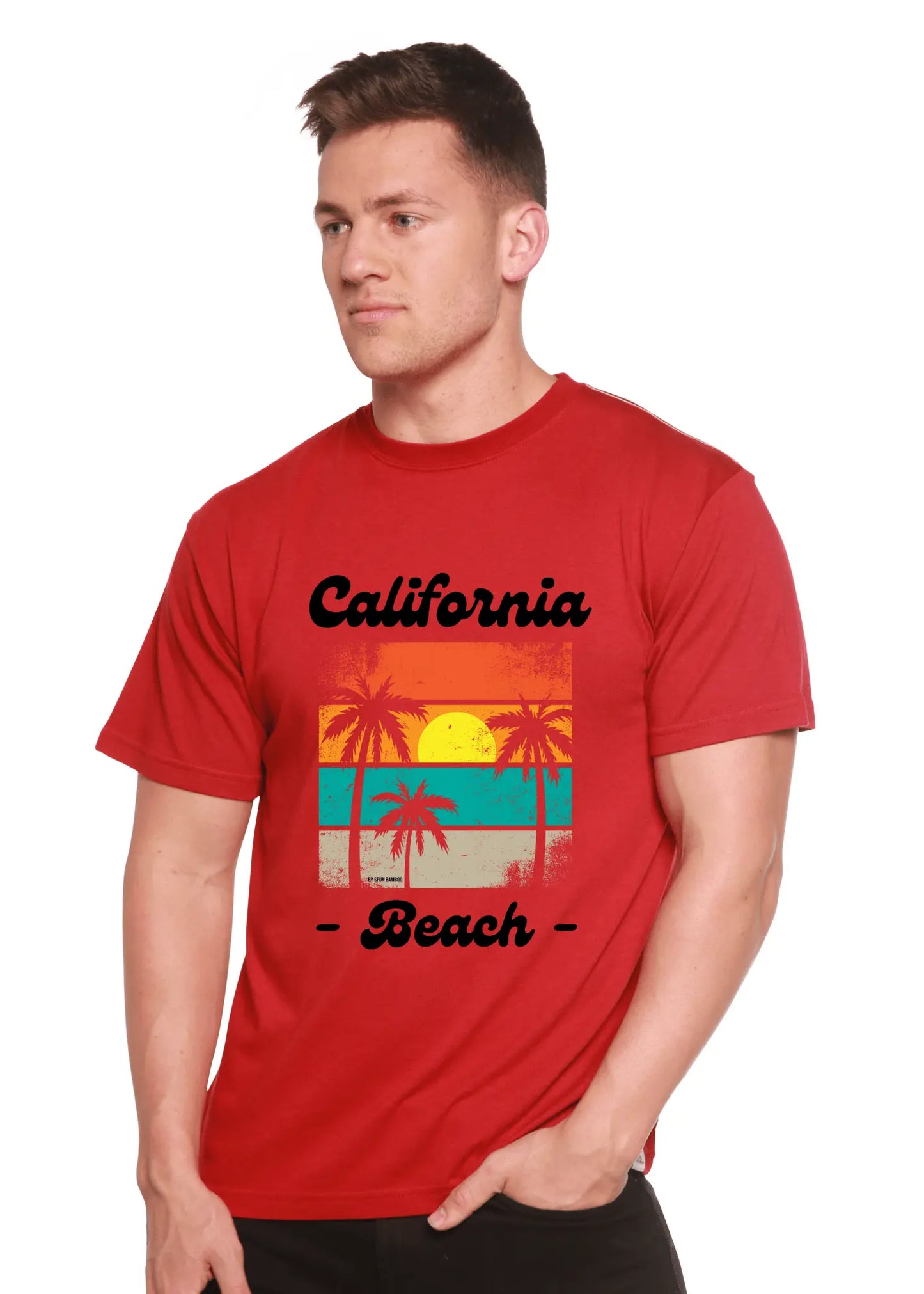 California Beach Unisex Bamboo Viscose/Organic Cotton Short Sleeve Graphic T-Shirt - Blade & Thread