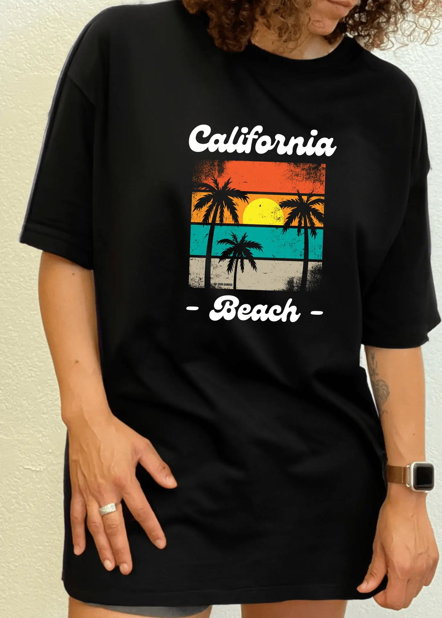 California Beach Unisex Bamboo Viscose/Organic Cotton Short Sleeve Graphic T-Shirt - Blade & Thread