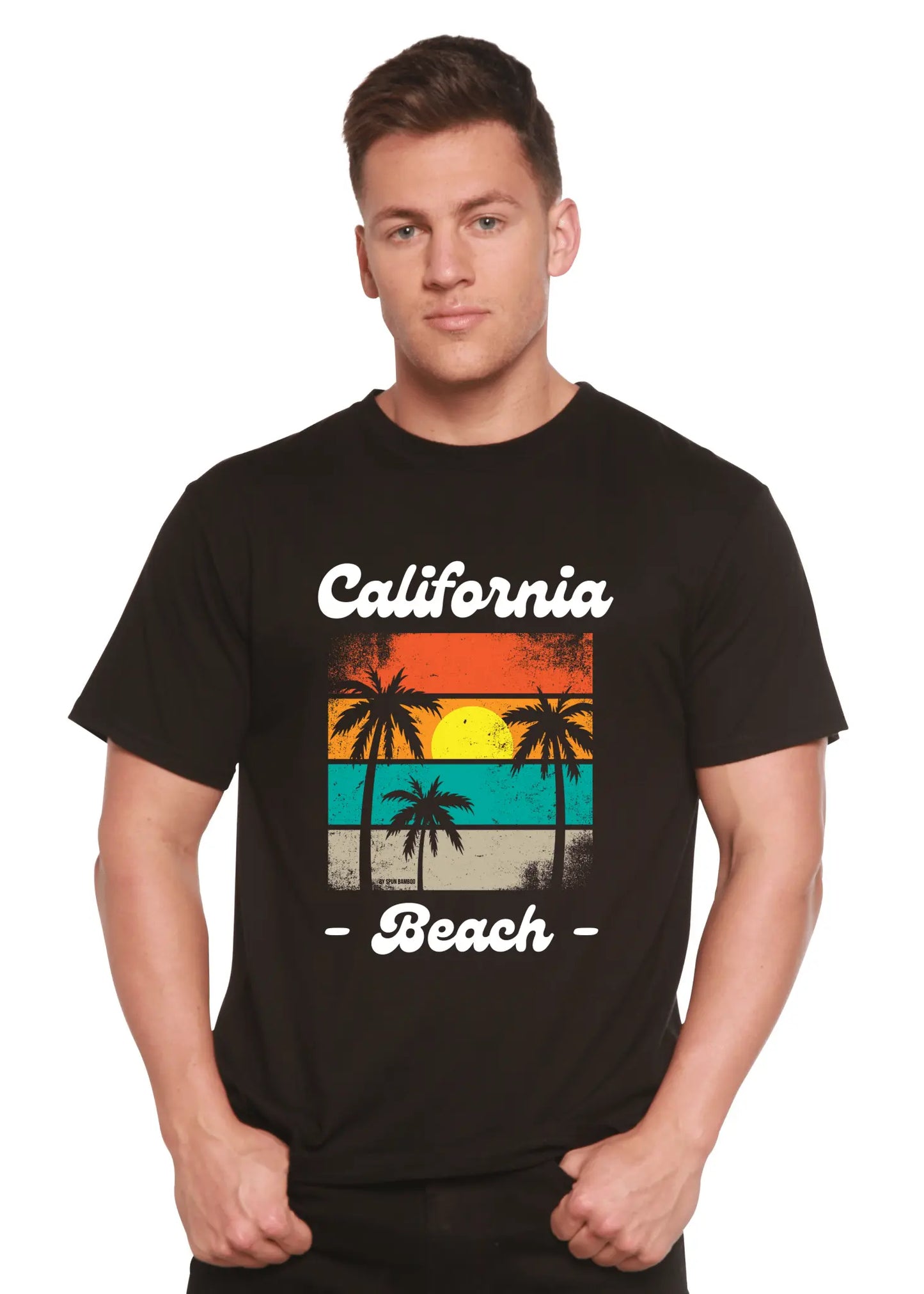 California Beach Unisex Bamboo Viscose/Organic Cotton Short Sleeve Graphic T-Shirt - Blade & Thread