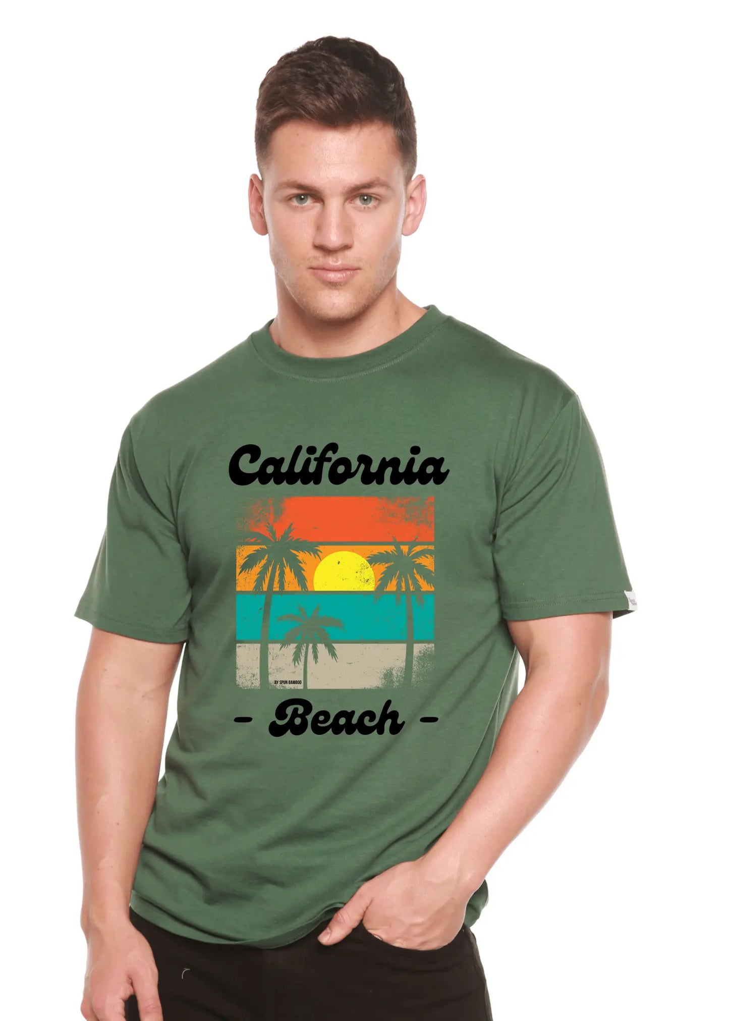 California Beach Unisex Bamboo Viscose/Organic Cotton Short Sleeve Graphic T-Shirt - Blade & Thread