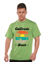 California Beach Unisex Bamboo Viscose/Organic Cotton Short Sleeve Graphic T-Shirt Spun Bamboo