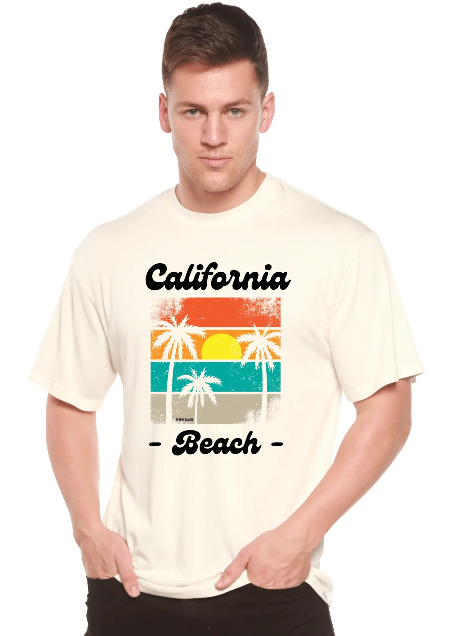 California Beach Unisex Bamboo Viscose/Organic Cotton Short Sleeve Graphic T-Shirt - Blade & Thread