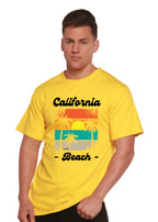 California Beach Unisex Bamboo Viscose/Organic Cotton Short Sleeve Graphic T-Shirt Spun Bamboo