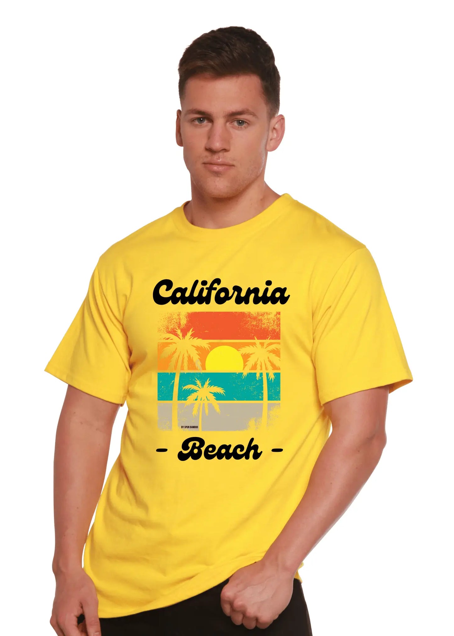 California Beach Unisex Bamboo Viscose/Organic Cotton Short Sleeve Graphic T-Shirt - Blade & Thread