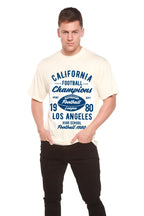 California Football Men's Bamboo Viscose/Organic Cotton Short Sleeve Graphic T-Shirt Spun Bamboo