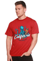 California Summer Adventures Men's Bamboo Viscose/Organic Cotton Short Sleeve Graphic T-Shirt Spun Bamboo