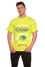 Camp Adventure Men's Bamboo Viscose/Organic Cotton Short Sleeve Graphic T-Shirt Spun Bamboo