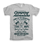 Camping Adventure Men's Bamboo Viscose/Organic Cotton Short Sleeve Graphic T-Shirt Spun Bamboo
