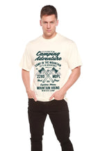 Camping Adventure Men's Bamboo Viscose/Organic Cotton Short Sleeve Graphic T-Shirt Spun Bamboo