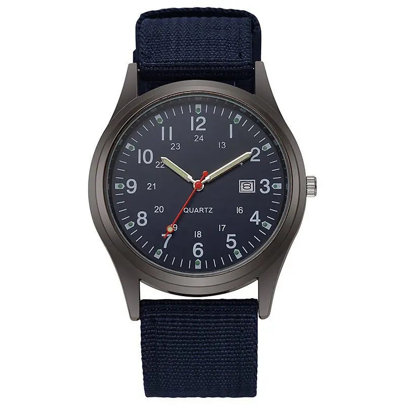 Canvas men's casual fashion gift watch, quartz watch nowadaysfashion