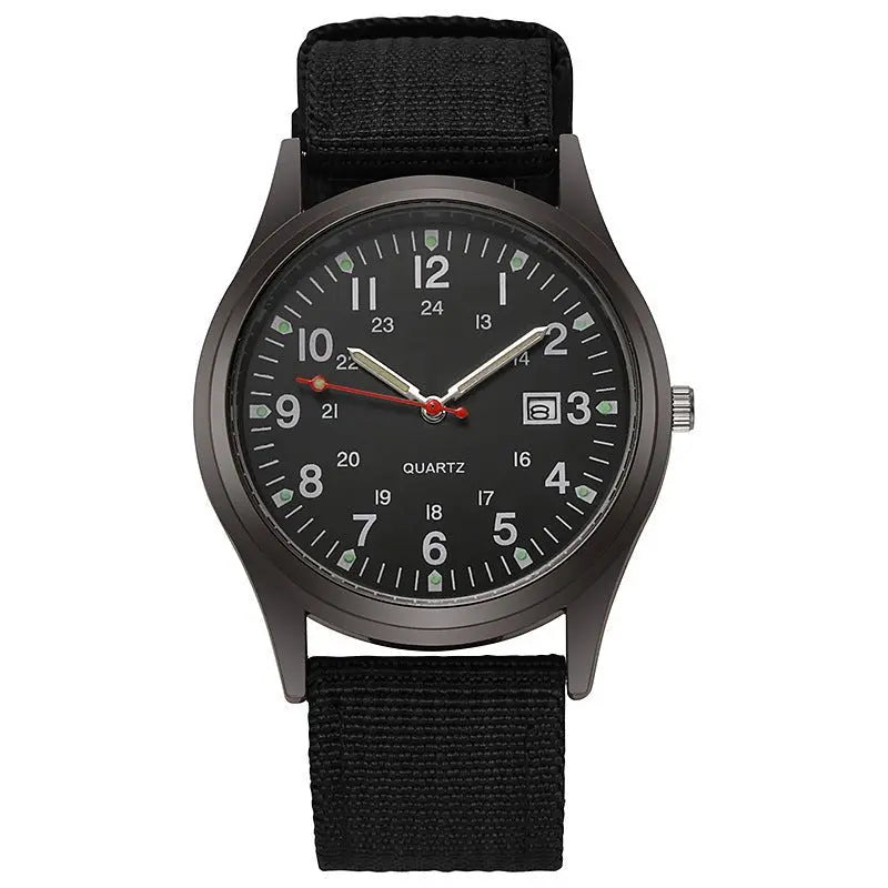 Canvas men's casual fashion gift watch, quartz watch - Blade & Thread