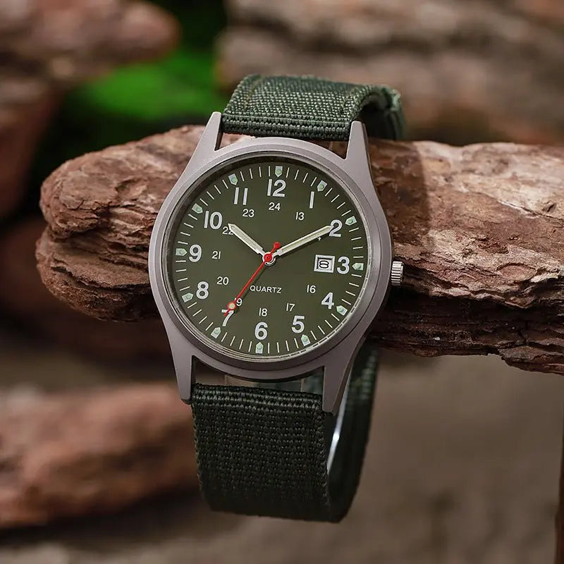 Canvas men's casual fashion gift watch, quartz watch - Blade & Thread