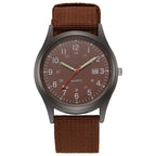 Canvas men's casual fashion gift watch, quartz watch nowadaysfashion