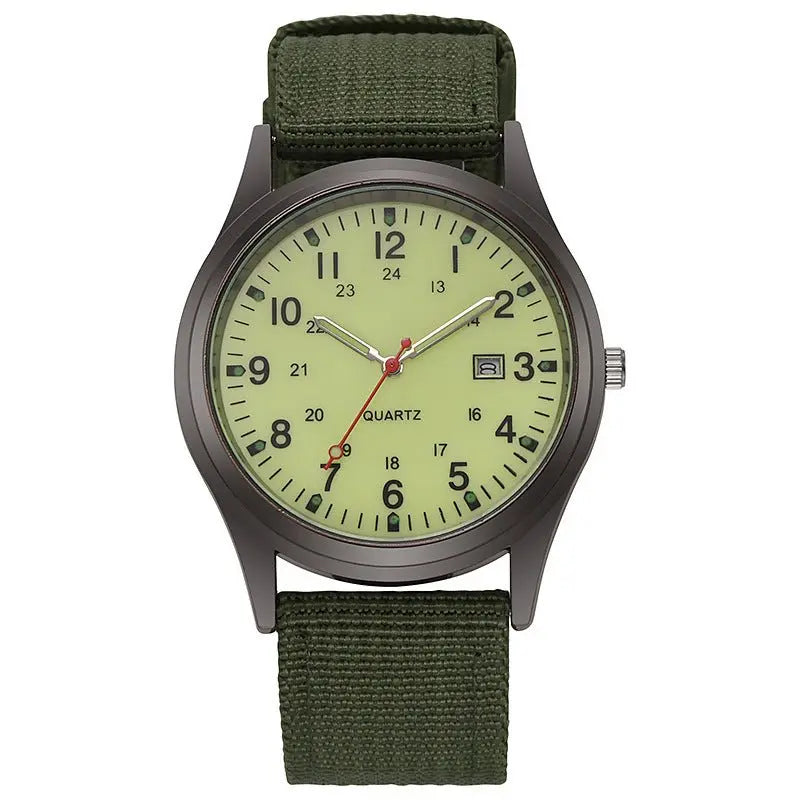 Canvas men's casual fashion gift watch, quartz watch nowadaysfashion